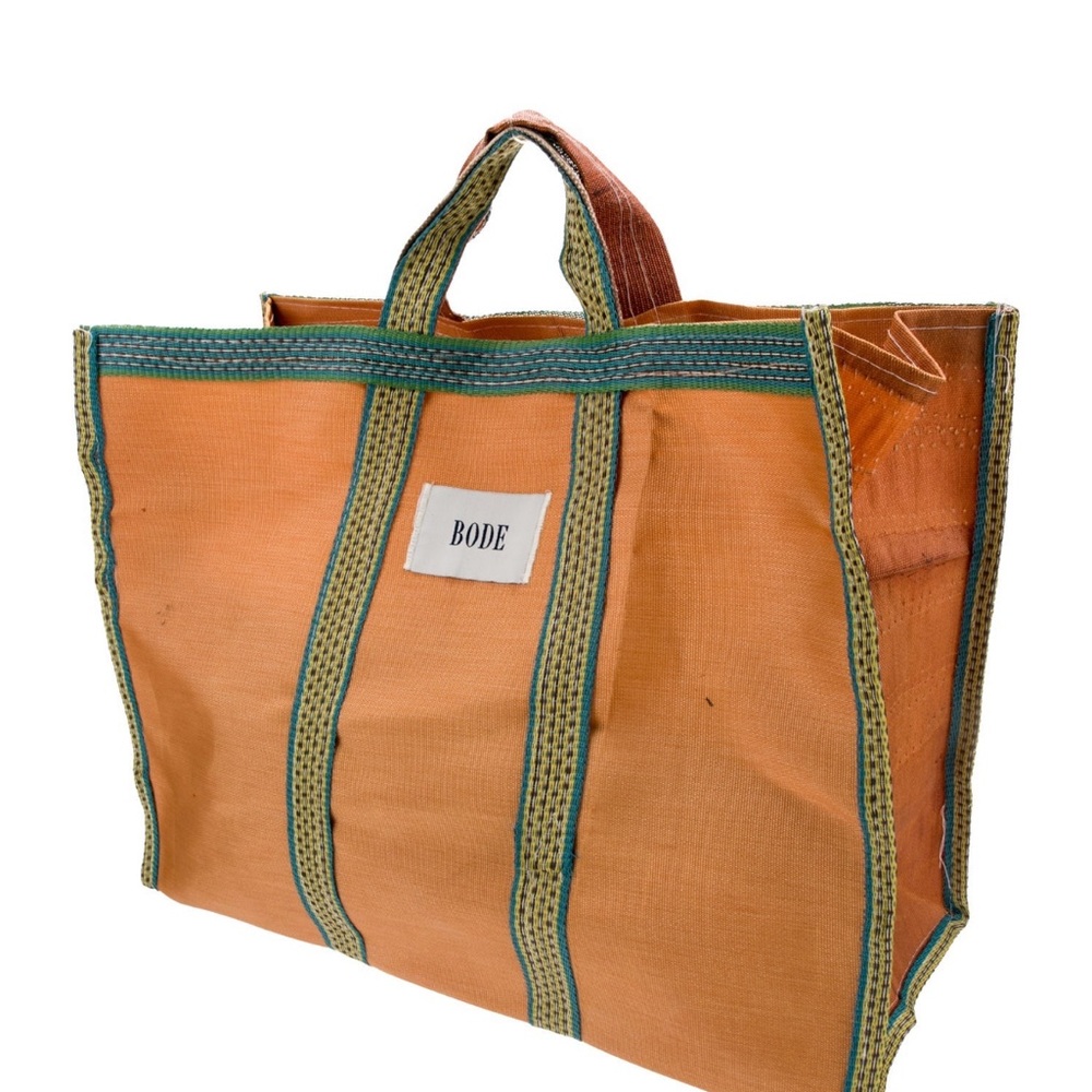Bode Orange Tote Bag